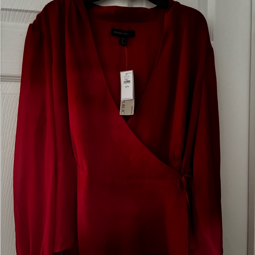 Banana Republic Deep Red Blouse